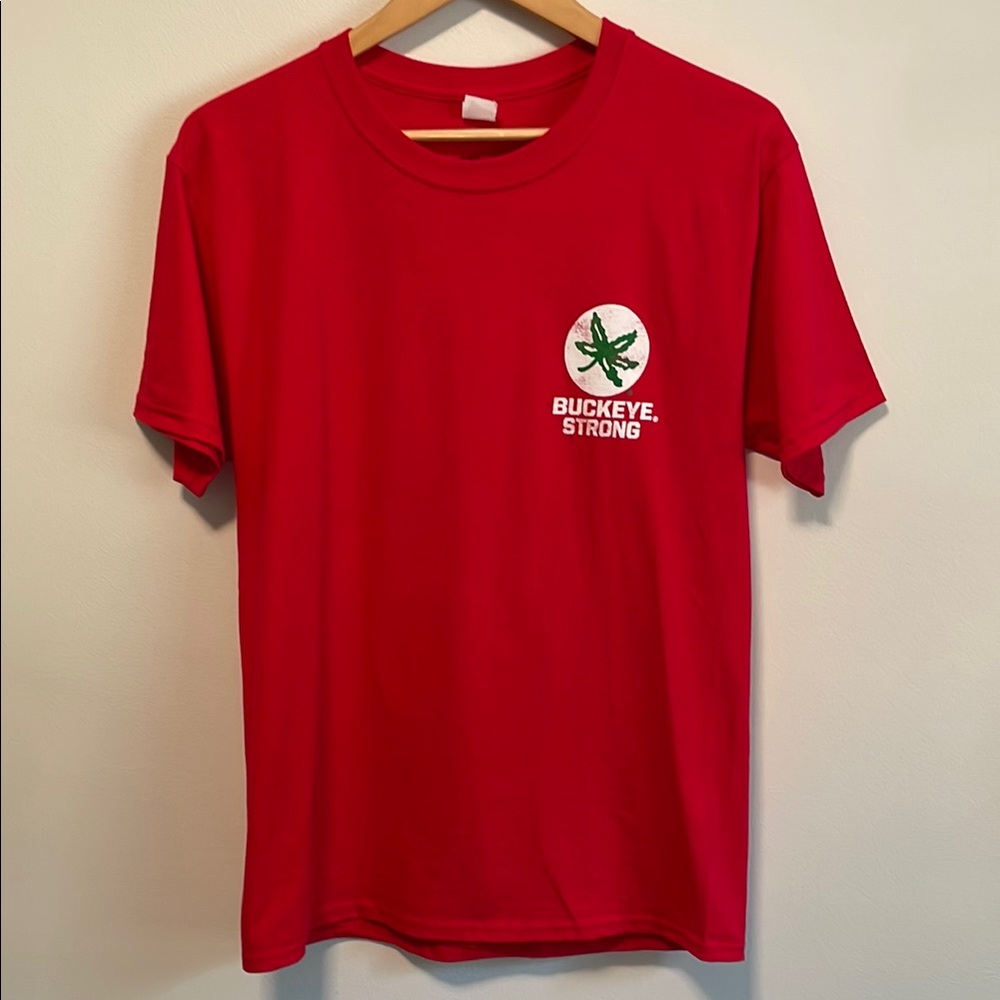 Ohio State University Buckeye Strong Hanes Red Short Sleeve Tee